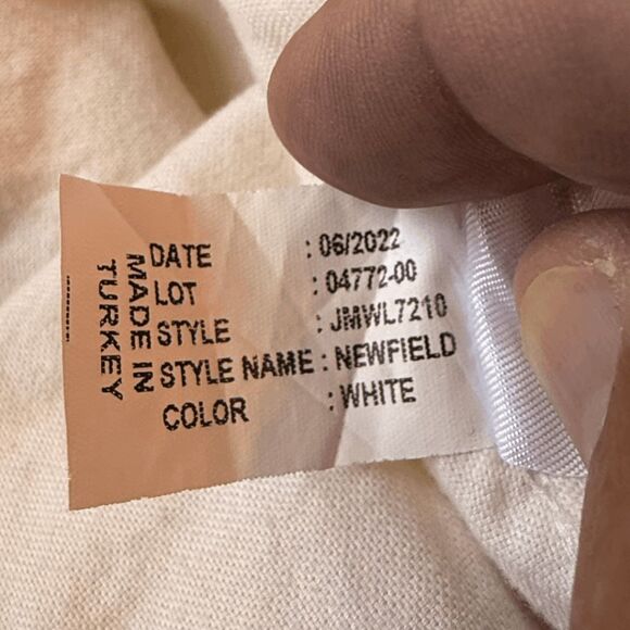 Johnnie-O Men’s Long Sleeve Newfield Top Shelf Button Up Shirt White Large - Picture 8 of 11